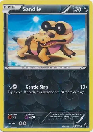 Plasma Freeze Sandile #68/116 reverse holo